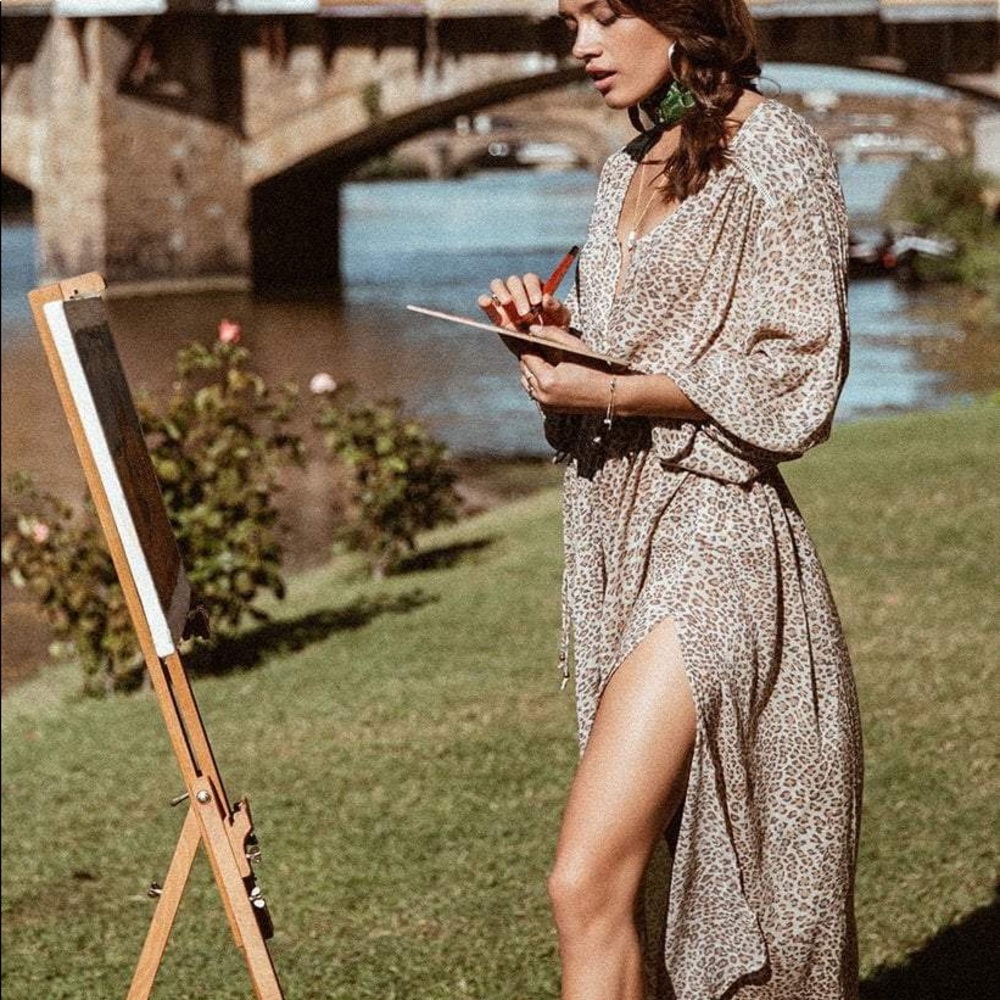 SPELL Frankie Cheetah Dress
